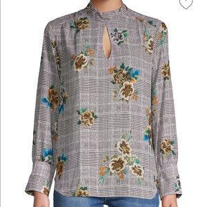 Supply & Demand Mixed Print Blouse, NWT, XS
